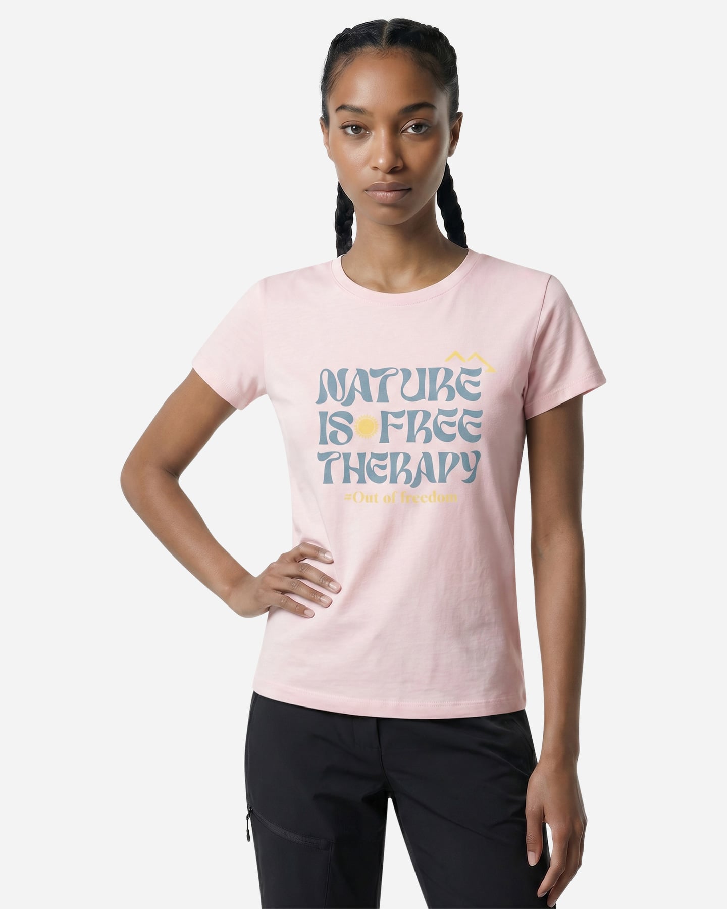 T-shirt 8848 ESSENTIAL W - Rosa - 2 | Cisalfa Sport