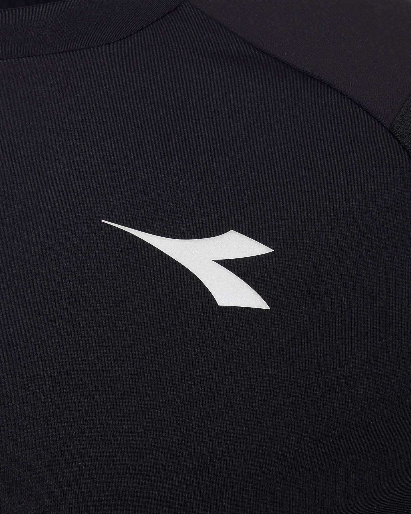 T-shirt running DIADORA TECH M - Nero - 2 | Cisalfa Sport