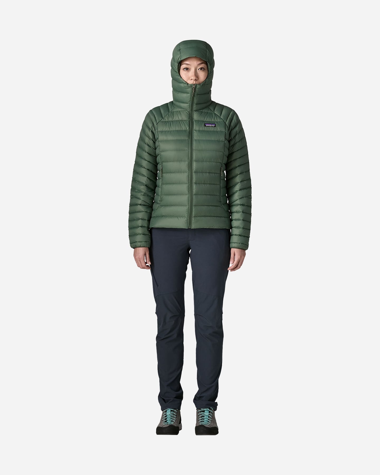 Piumino PATAGONIA DOWN SWEATER W - Verde - 2 | Cisalfa Sport