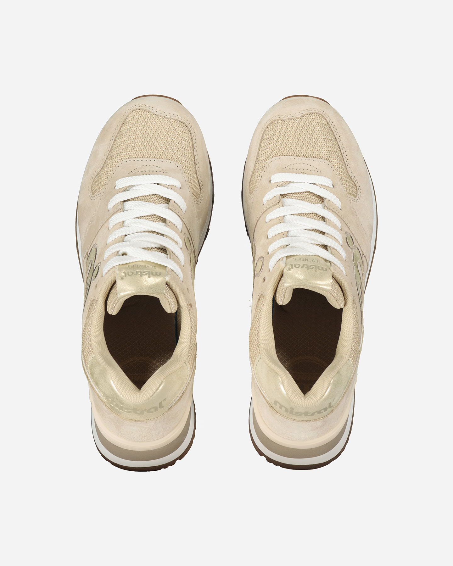 Scarpe sneakers MISTRAL SEVENTIES W - Beige - 4 | Cisalfa Sport