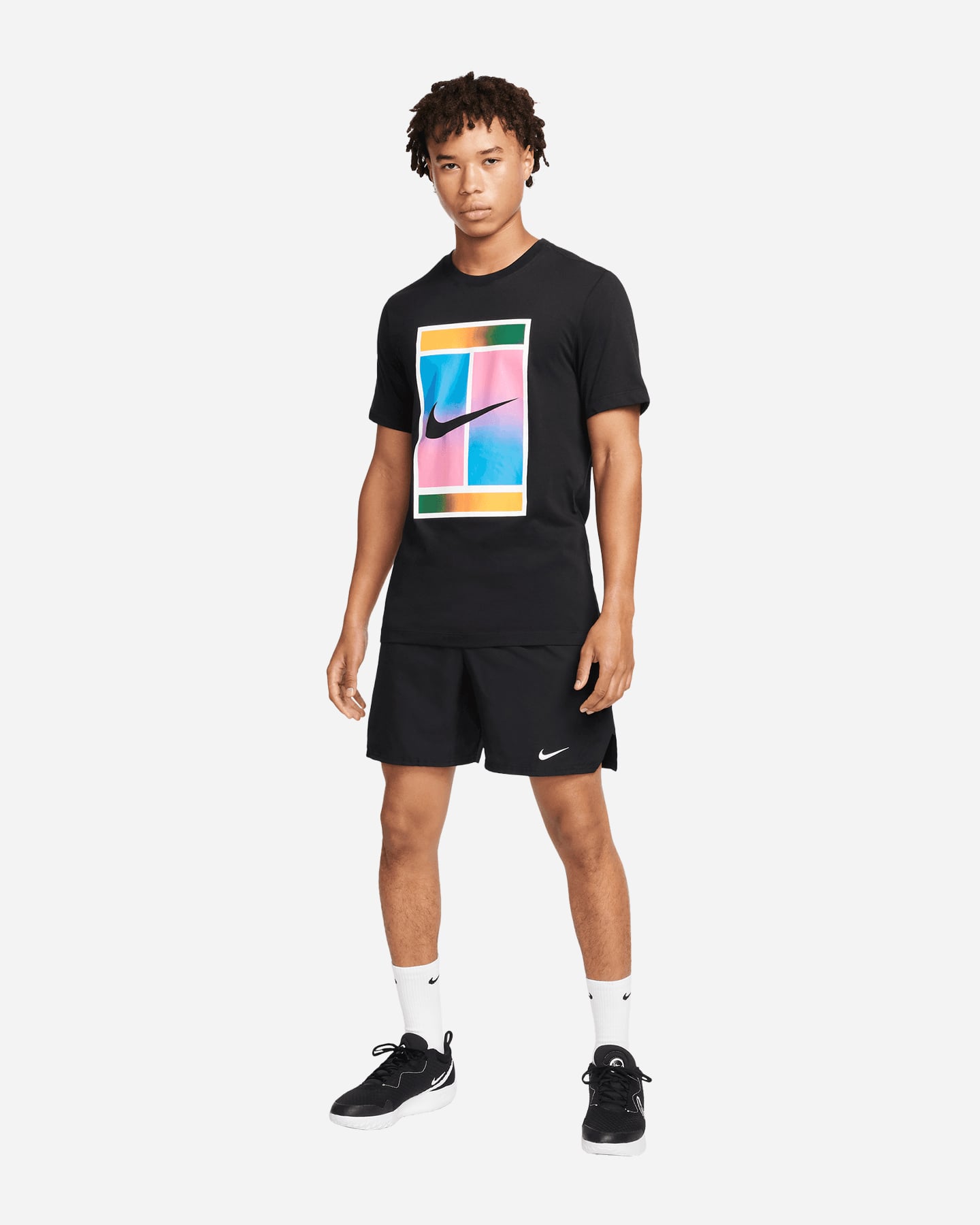 Pantaloncini tennis NIKE VICTORY M - Nero - 3 | Cisalfa Sport