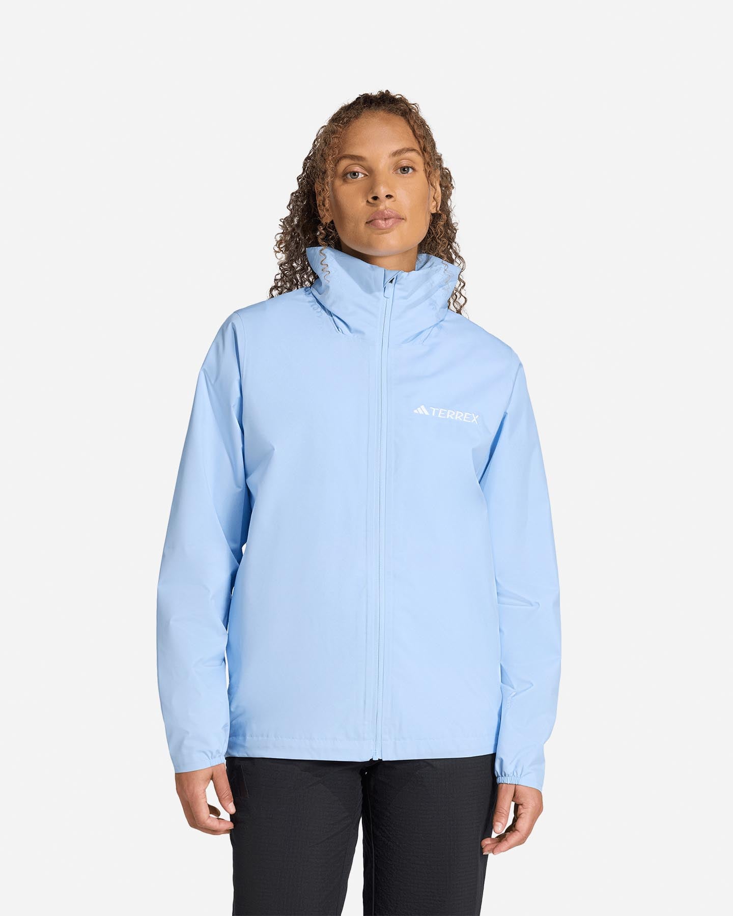 Giacca outdoor ADIDAS MT ESSENTIAL 2L W - Azzurro - 1 | Cisalfa Sport