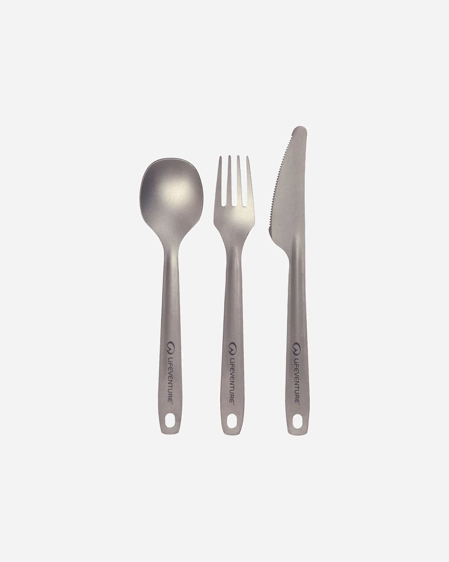 Posate campeggio LIFEVENTURE SUPERLIGHT TITANIUM CUTLERY SET  - Color mix - 1 | Cisalfa Sport