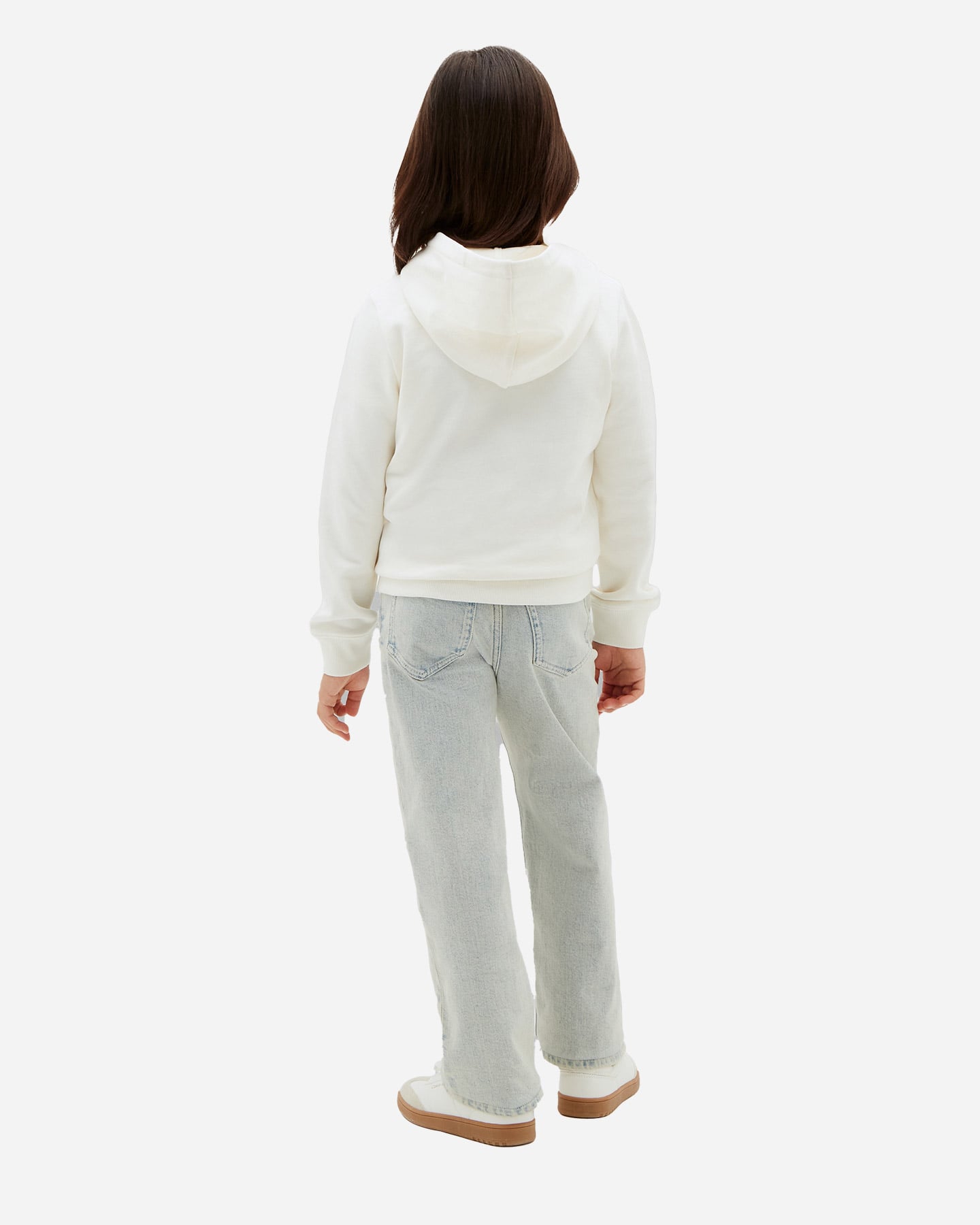 Felpa CALVIN KLEIN JEANS LOGO JR - Bianco - 2 | Cisalfa Sport