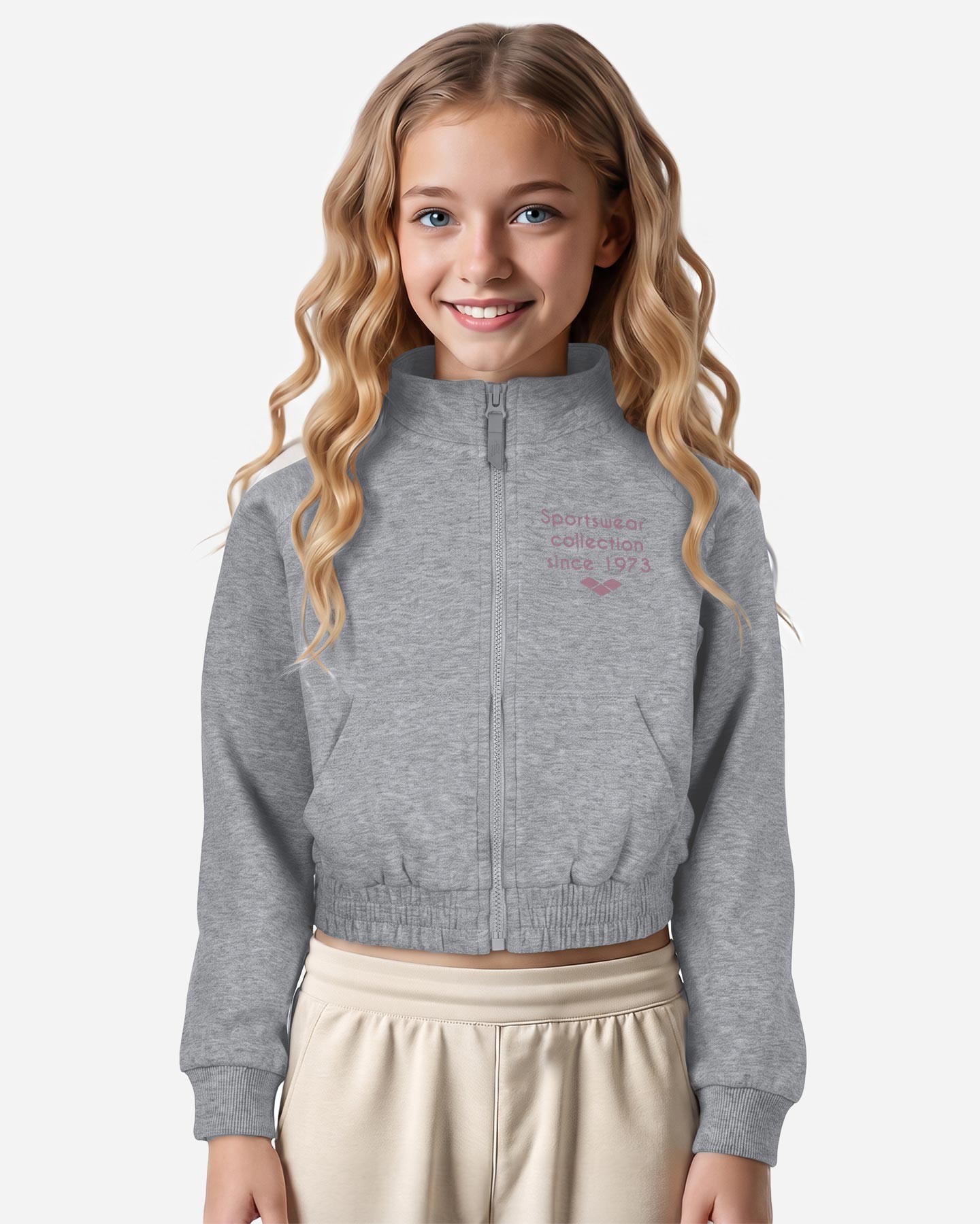 Felpa ARENA ATHLETIC ESSENTIAL JR - Grigio - 2 | Cisalfa Sport