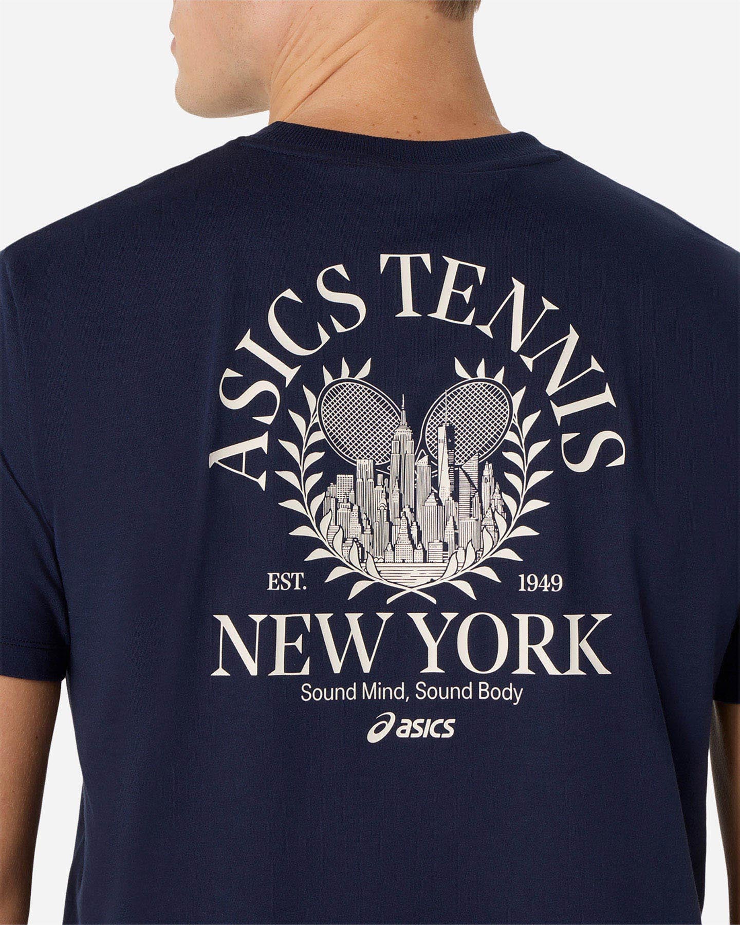 T-shirt tennis ASICS GAME SEASONAL M - Blu - 5 | Cisalfa Sport