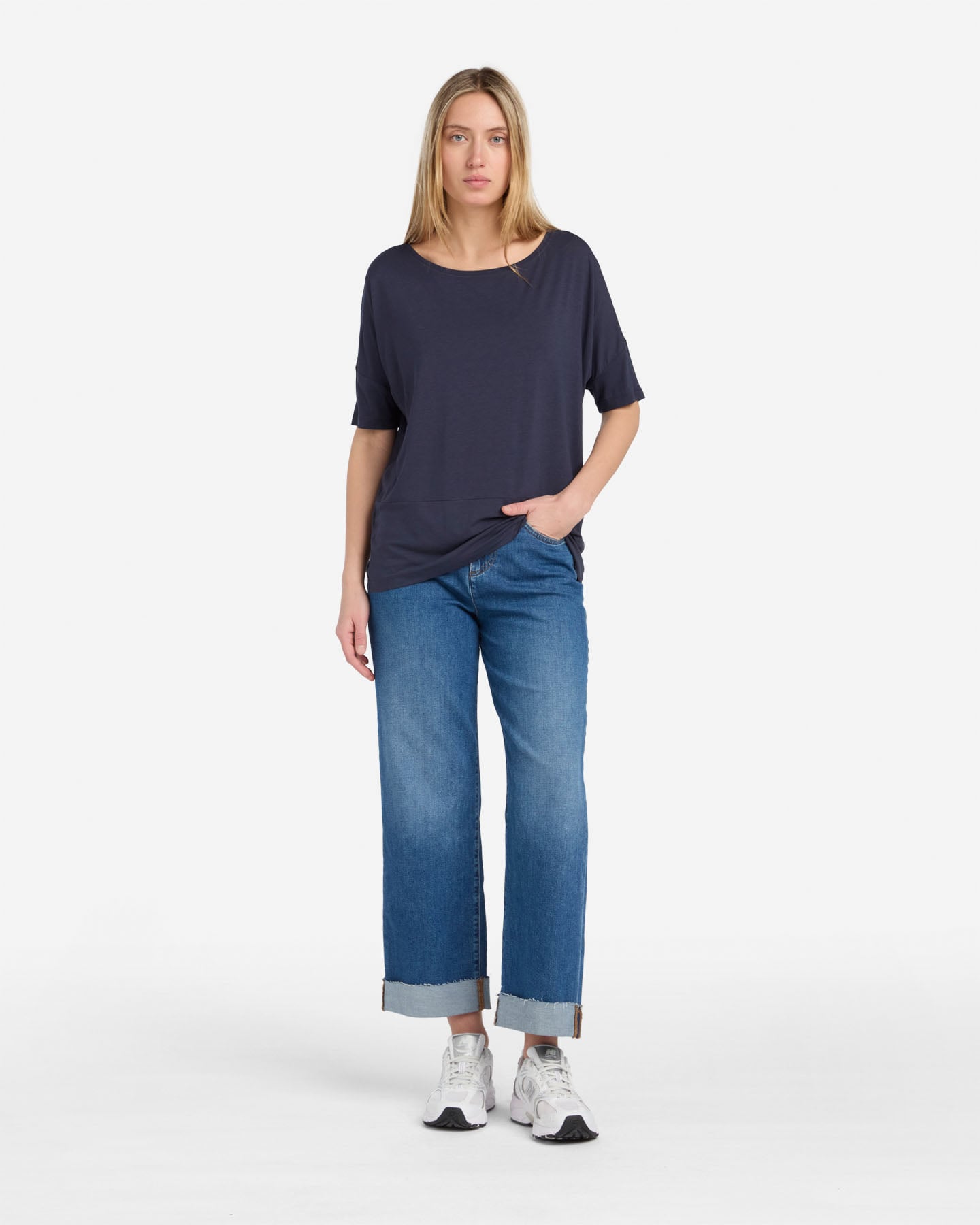 T-shirt DACK'S ESSENTIAL W - Blu - 4 | Cisalfa Sport