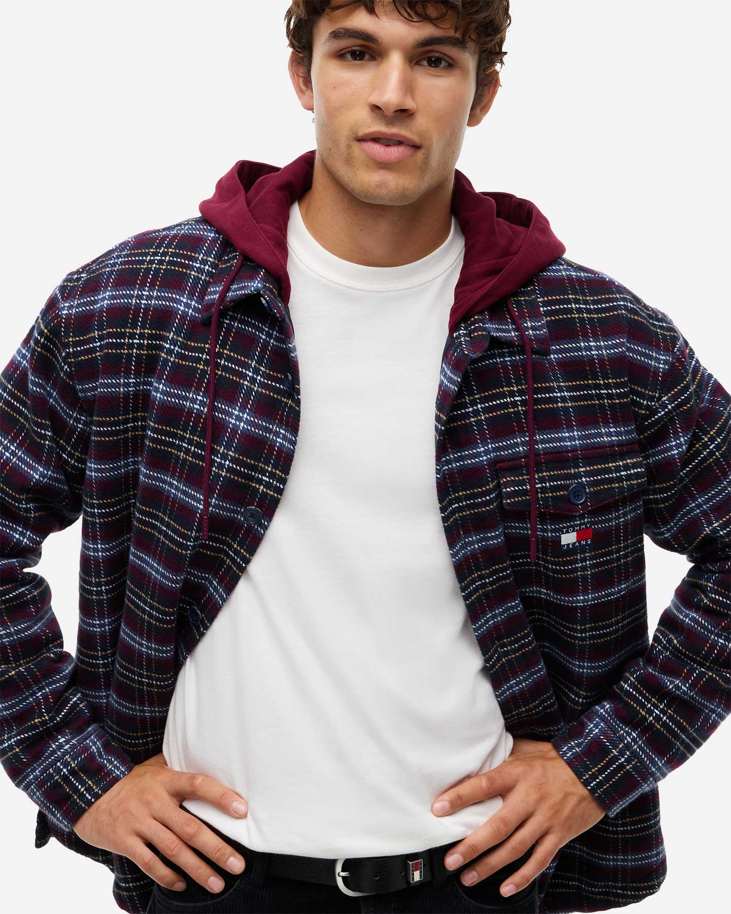 Giubbotto TOMMY HILFIGER PADDED CHECK M - Rosso - 4 | Cisalfa Sport