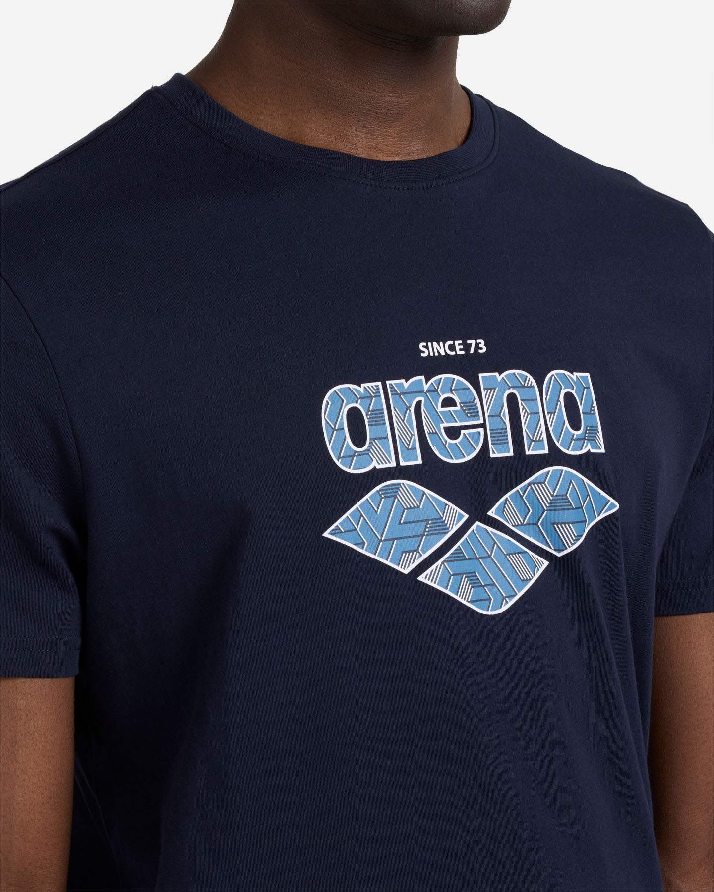 T-shirt ARENA ATHLETIC ESSENTIAL M - Blu Navy - 5 | Cisalfa Sport