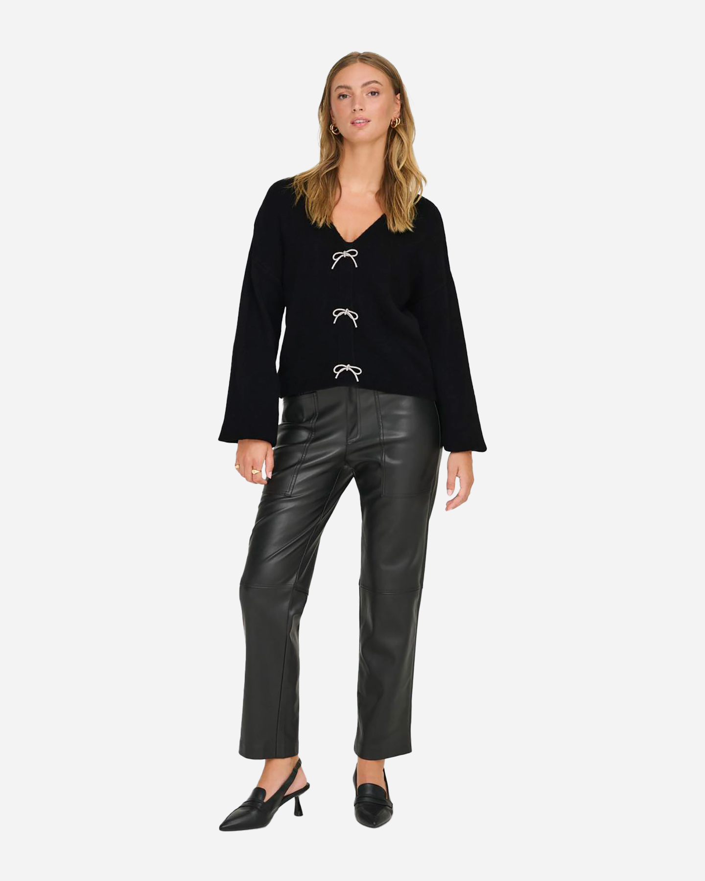 Cardigan ONLY FIOCCHI STRASS W - Nero - 3 | Cisalfa Sport