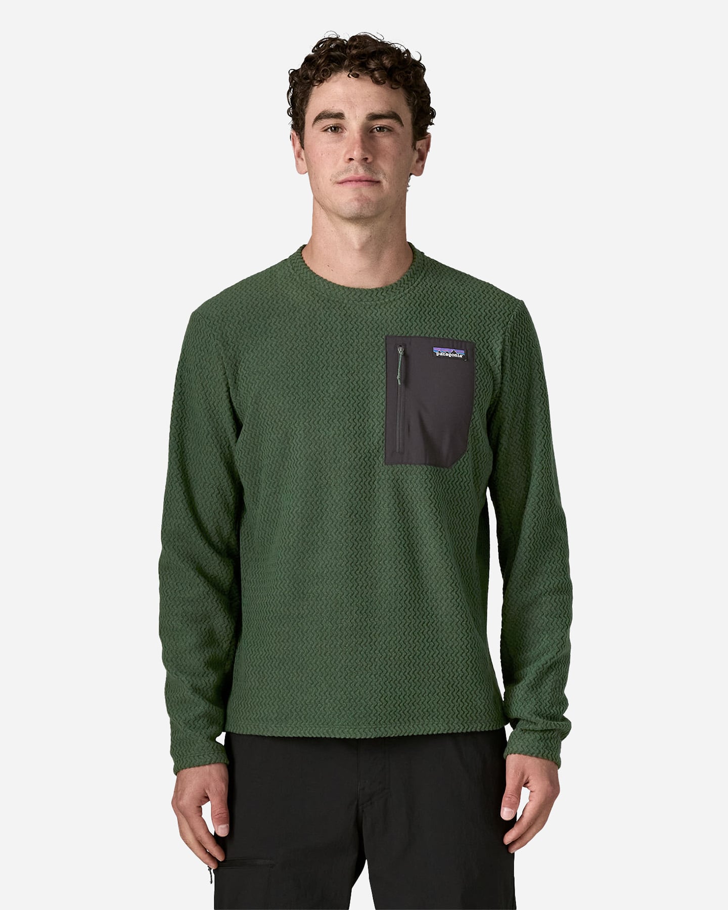 Pile PATAGONIA R1 AIR M - Verde - 1 | Cisalfa Sport