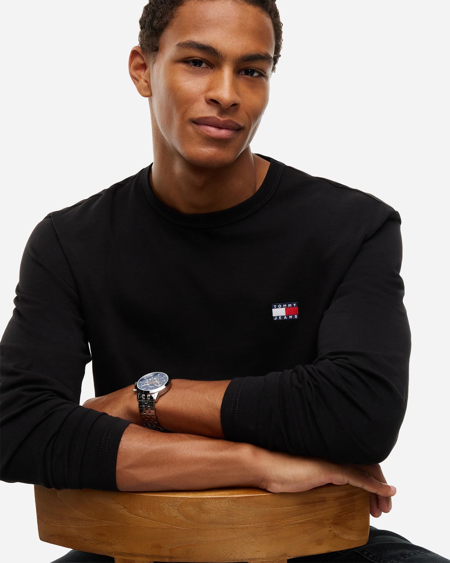 T-shirt TOMMY HILFIGER BADGE LOGO M - Nero - 4 | Cisalfa Sport