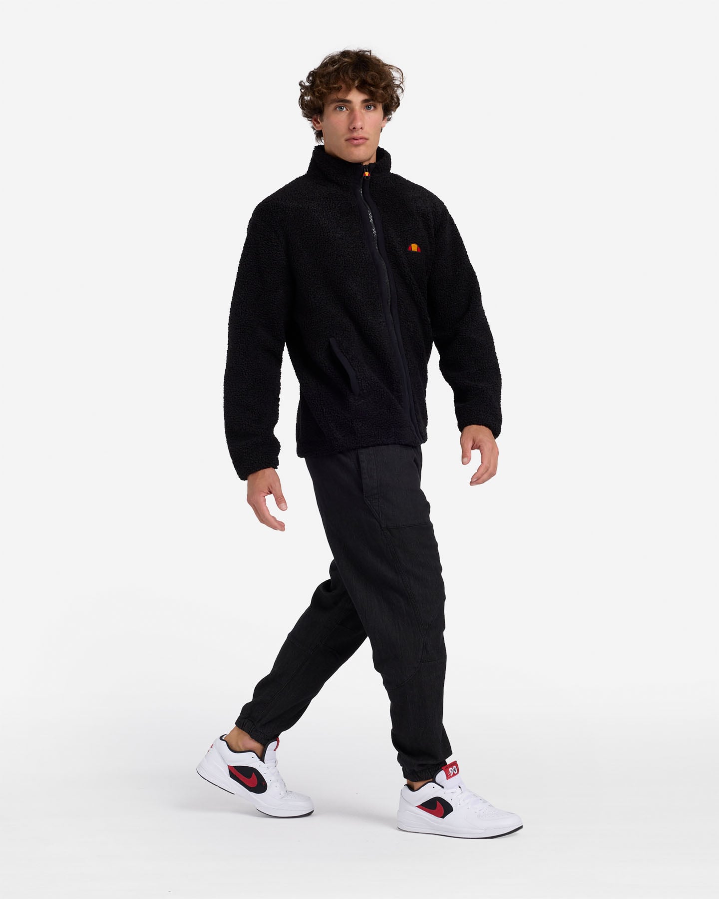 Felpa ELLESSE CLASSIC PATCH M - Nero - 3 | Cisalfa Sport