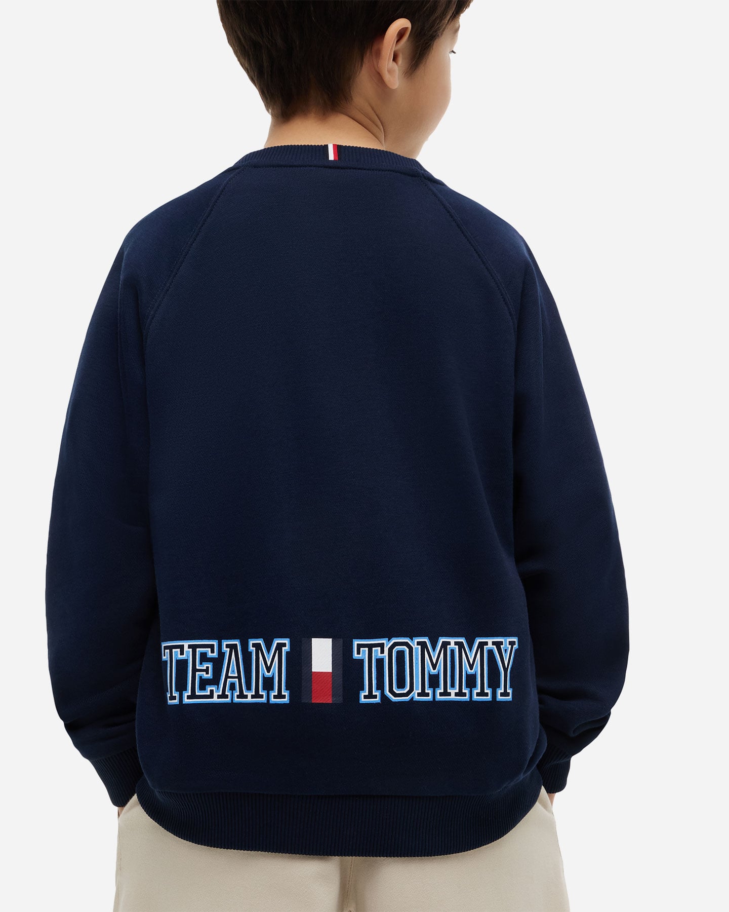 Felpa TOMMY HILFIGER TEAM JR - Blu - 4 | Cisalfa Sport