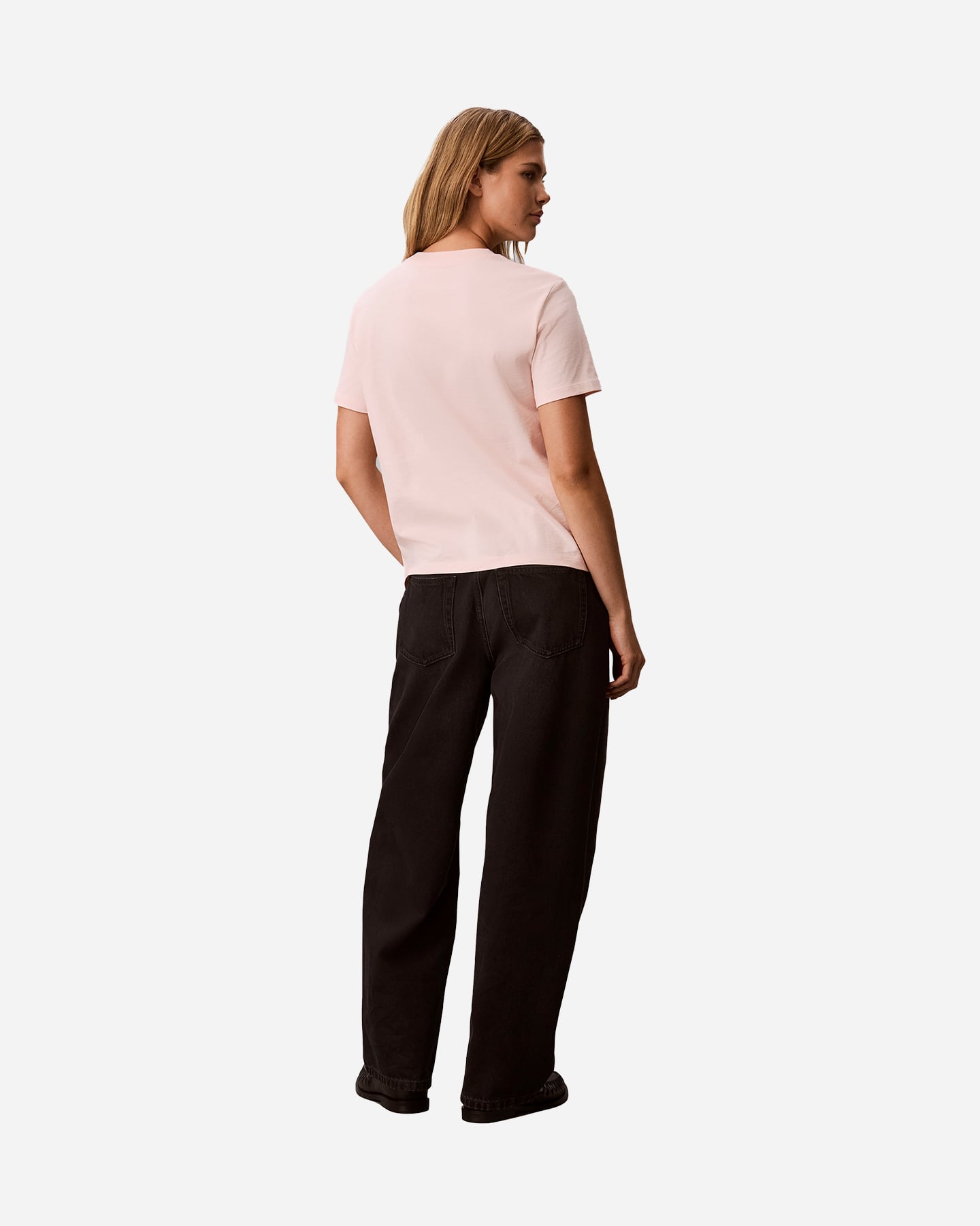 T-shirt CALVIN KLEIN JEANS MONOLOGO W - Rosa - 3 | Cisalfa Sport