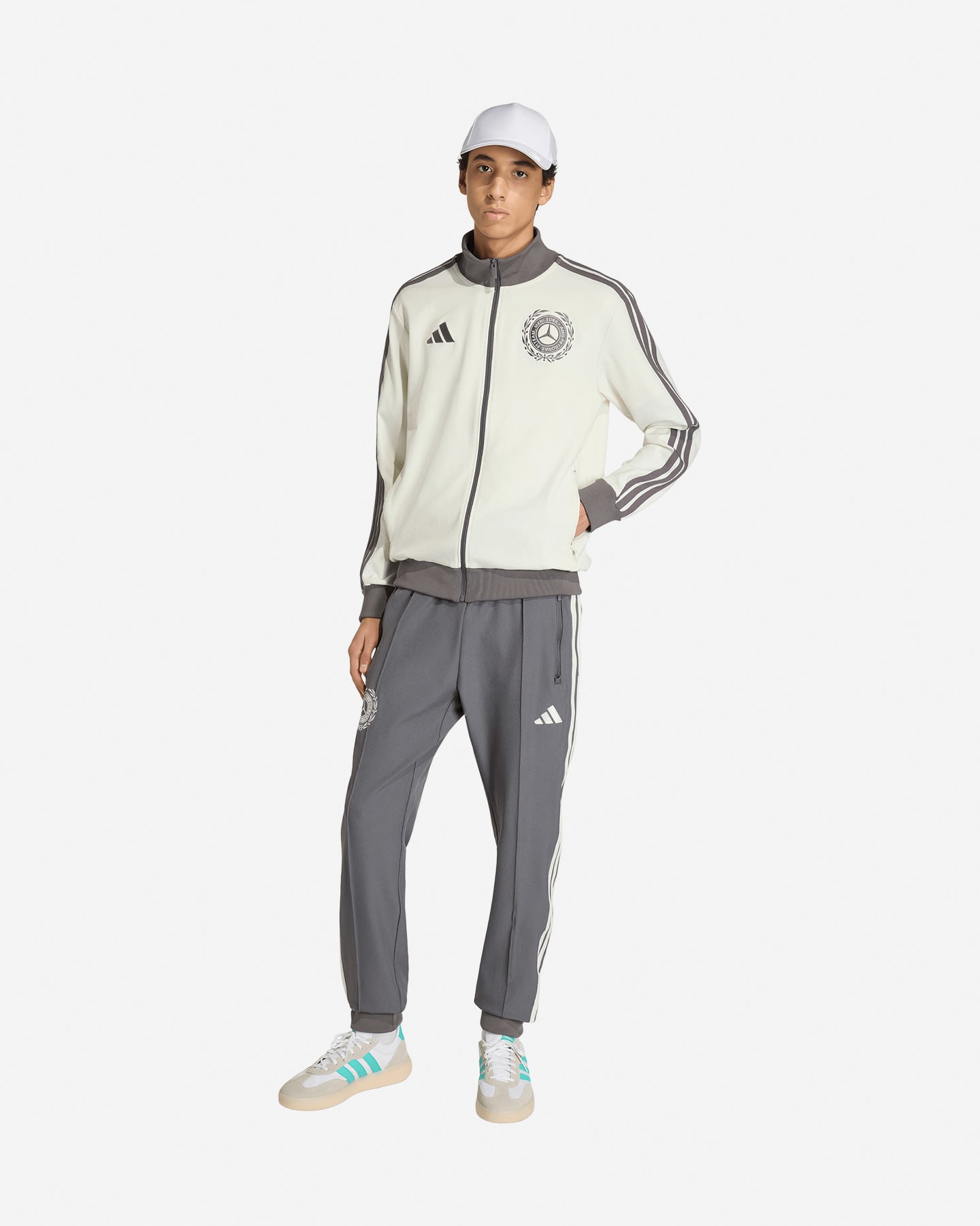 Felpa ADIDAS MERCEDES AMG PETRONAS FORMULA 1 TEAM M - Beige - 4 | Cisalfa Sport