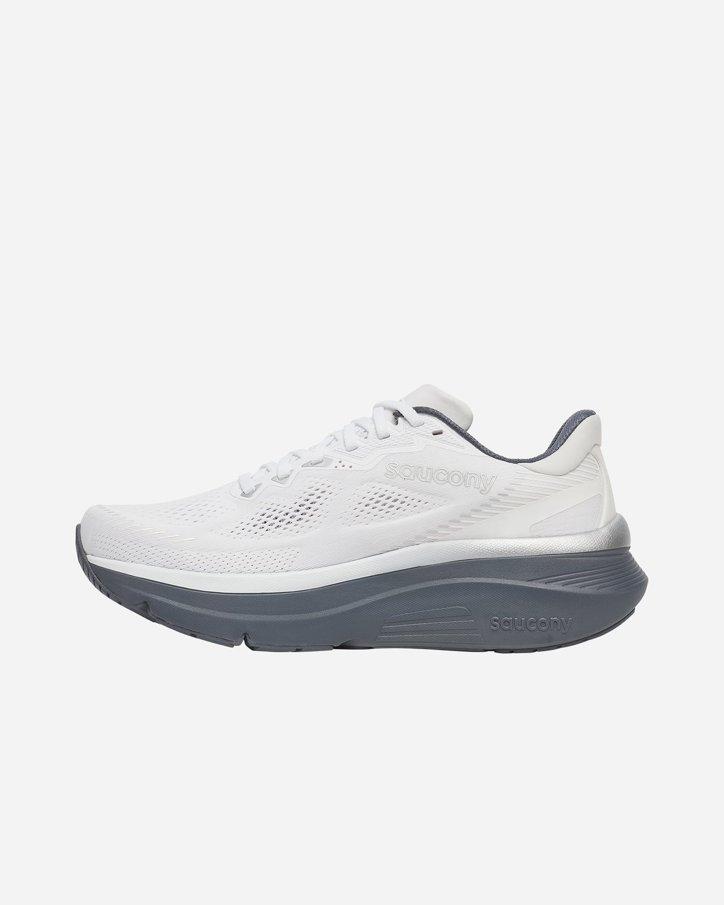 Scarpe running SAUCONY GUIDE 19 M - Bianco - 5 | Cisalfa Sport