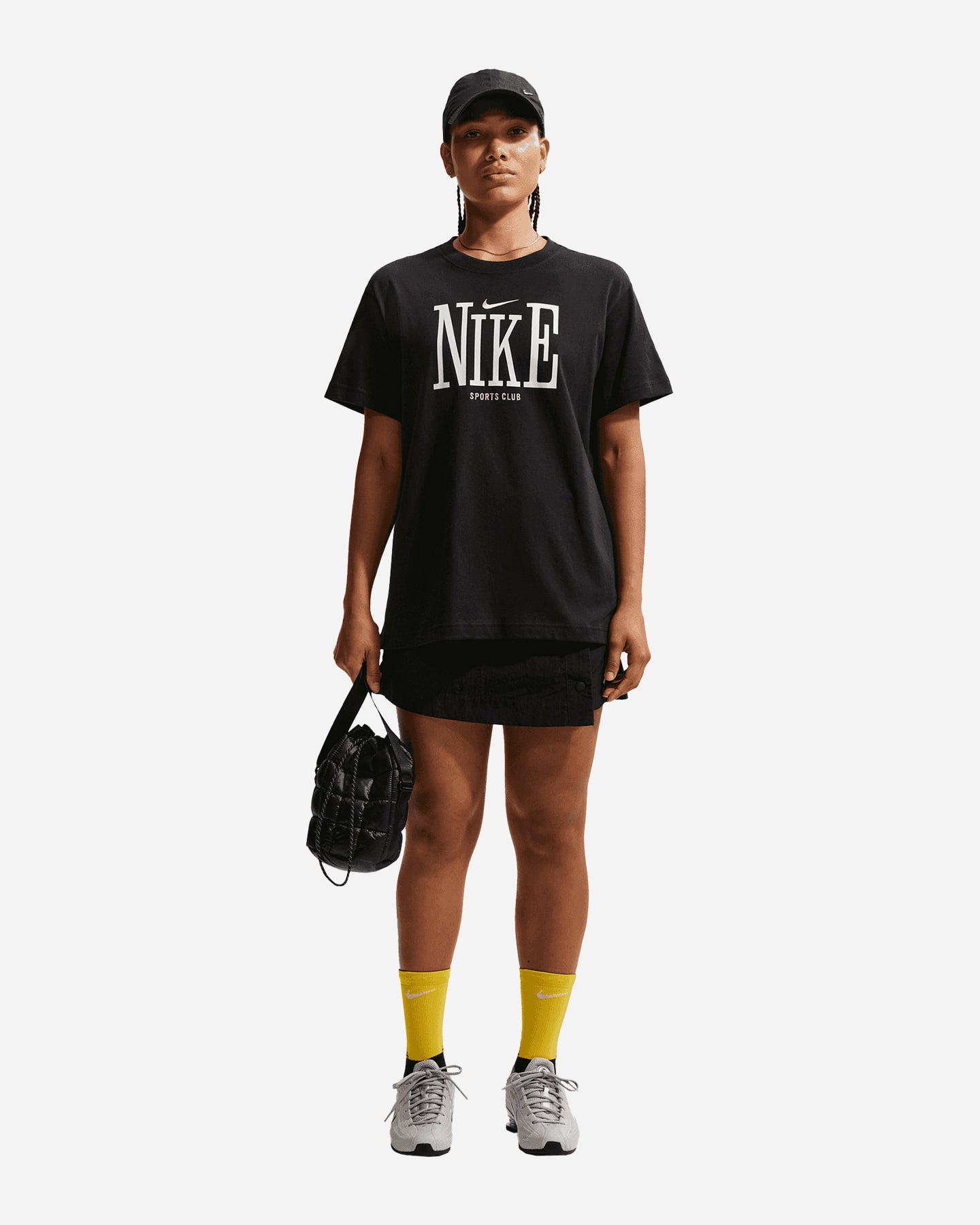 T-shirt NIKE BOXY PRINTED W - Nero - 1 | Cisalfa Sport