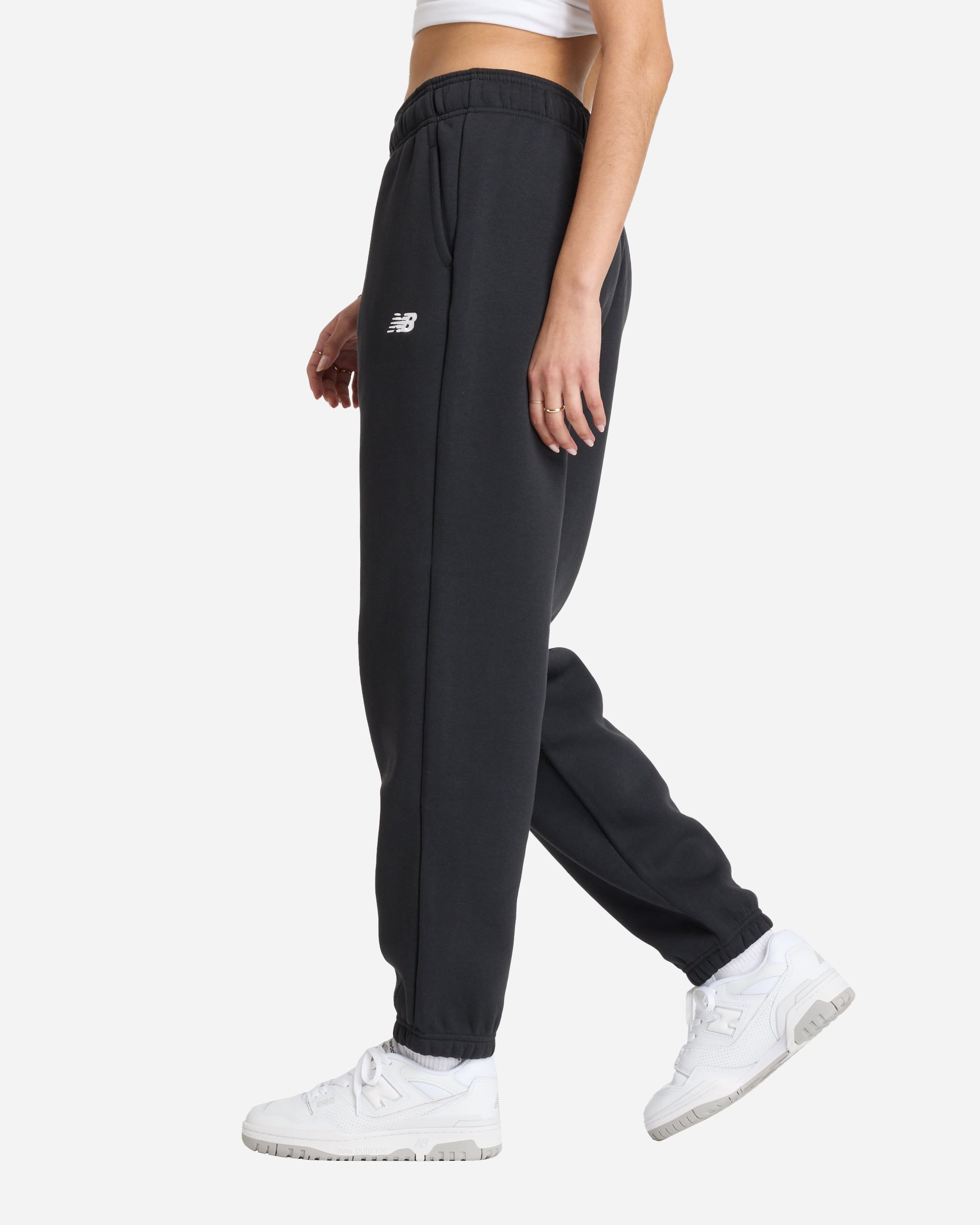 Pantalone training NEW BALANCE CLASSIC W - Nero - 2 | Cisalfa Sport