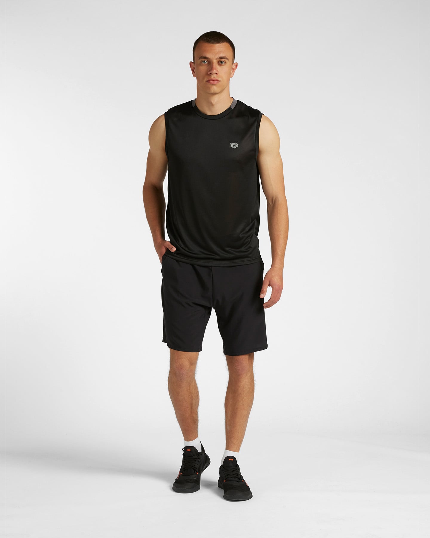 Canotta training ARENA BASIC LINE M - Nero - 1 | Cisalfa Sport