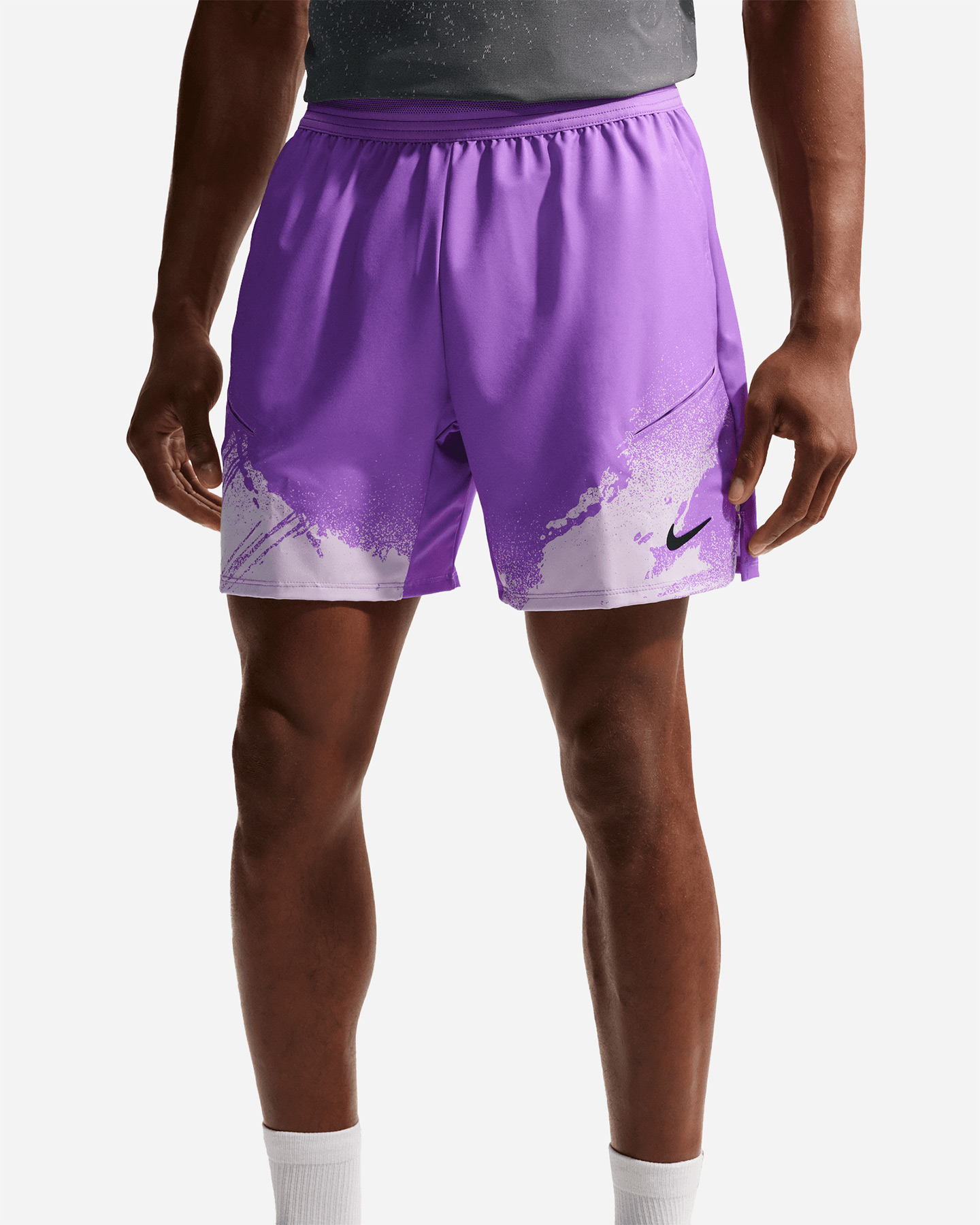 Pantaloncini tennis NIKE CARLOS M - Viola - 4 | Cisalfa Sport