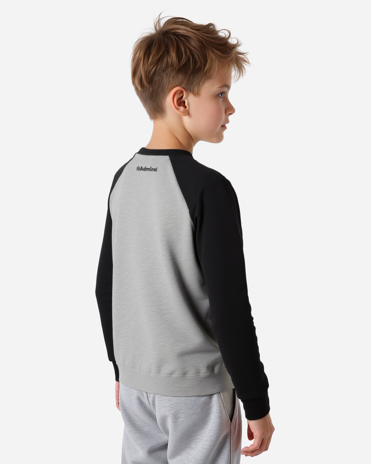 Felpa ADMIRAL VARSITY PRO JR - Grigio - 3 | Cisalfa Sport