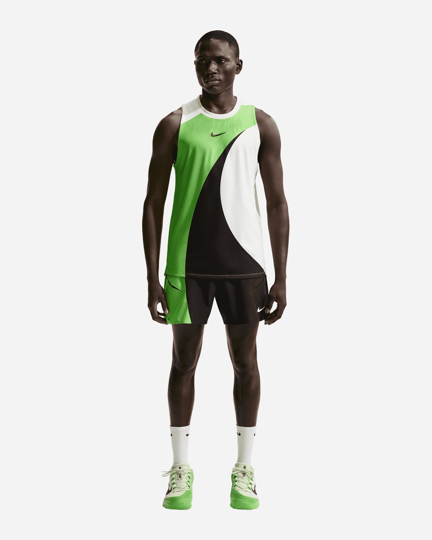 T-shirt tennis NIKE ADVANTAGE CARLOS SAIL M - Bianco - 1 | Cisalfa Sport