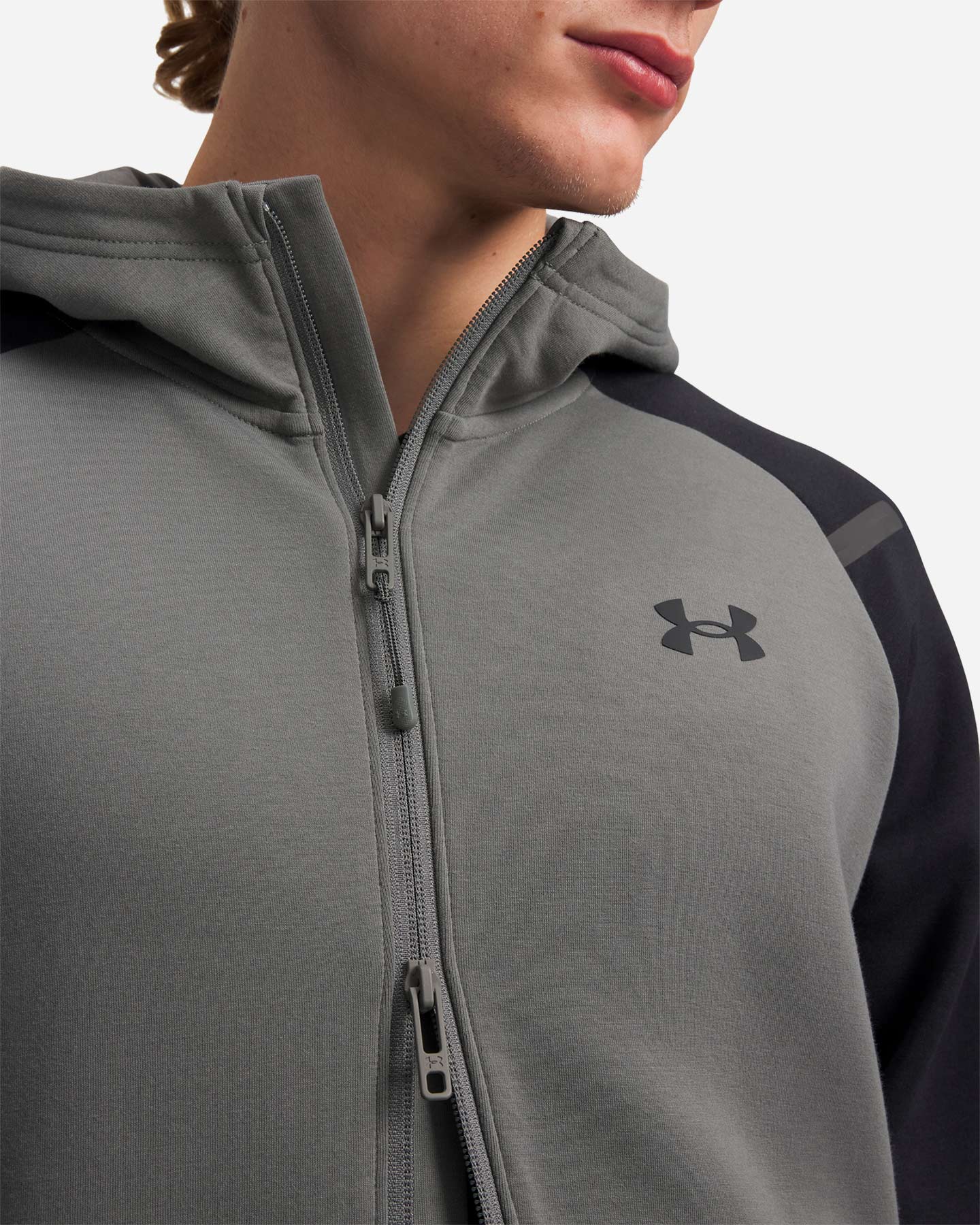 Felpa UNDER ARMOUR UNSTOPPABLE M - Verde - 2 | Cisalfa Sport