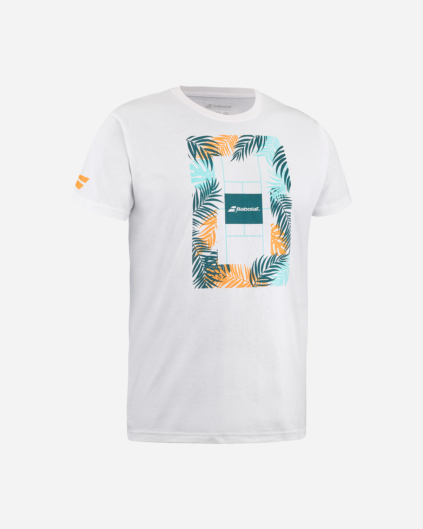 T-shirt tennis BABOLAT EXS MSG M - Bianco - 1 | Cisalfa Sport