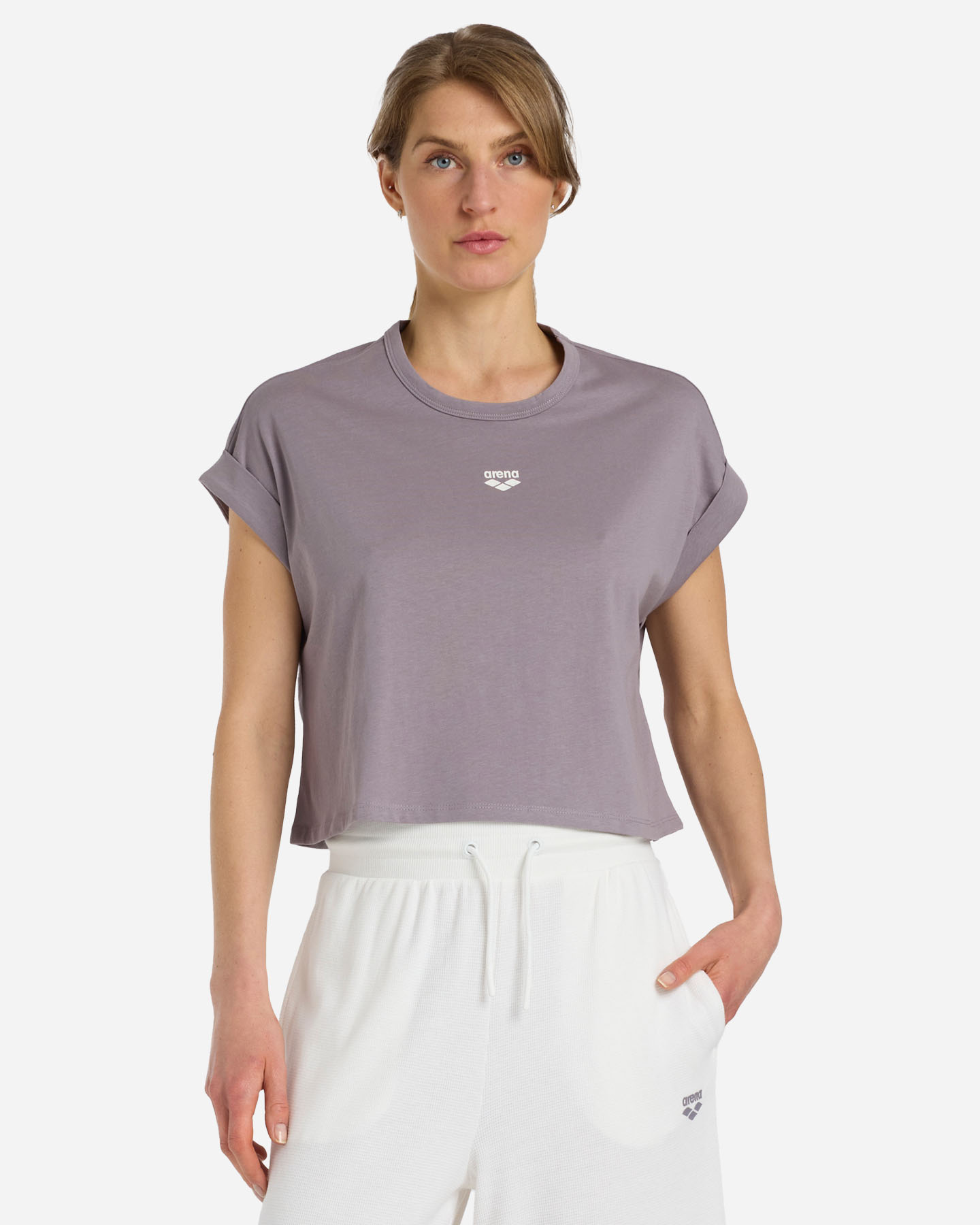 T-shirt ARENA ATHLETIC ESSENTIAL W - Viola - 1 | Cisalfa Sport