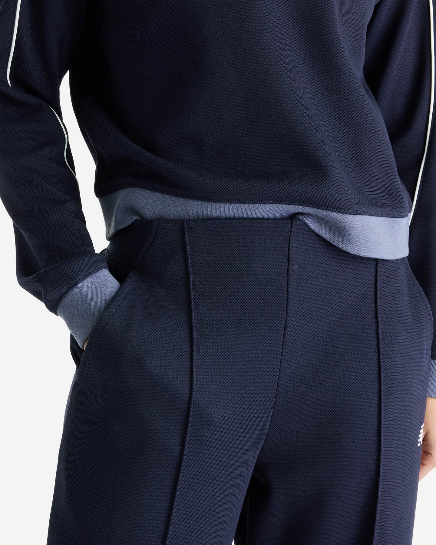 Pantalone NEW BALANCE PIQUET STRAIGHT W - Blu - 3 | Cisalfa Sport