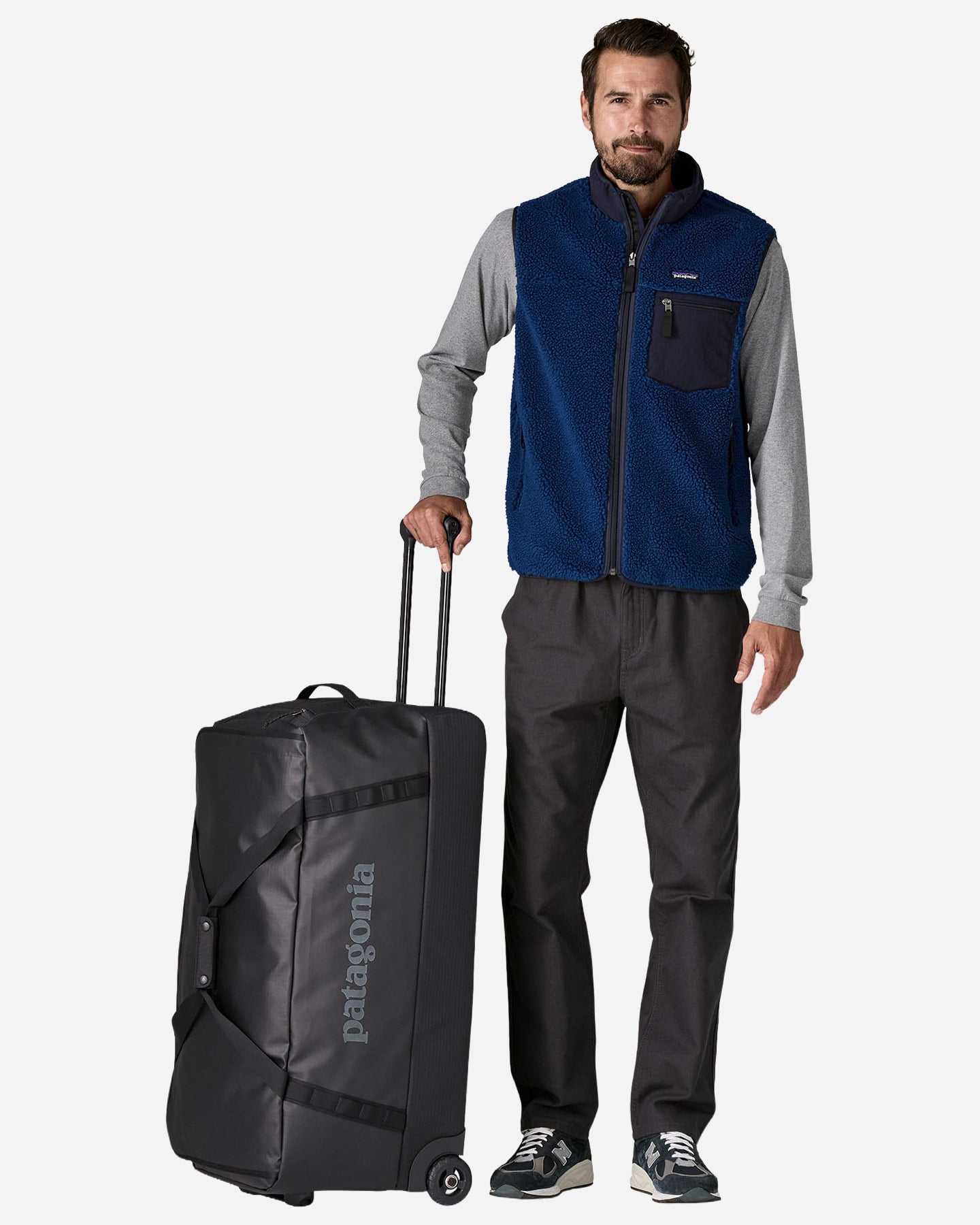 Trolley PATAGONIA BLACK HOLE WHEELED DUFFEL 100L - Nero - 2 | Cisalfa Sport