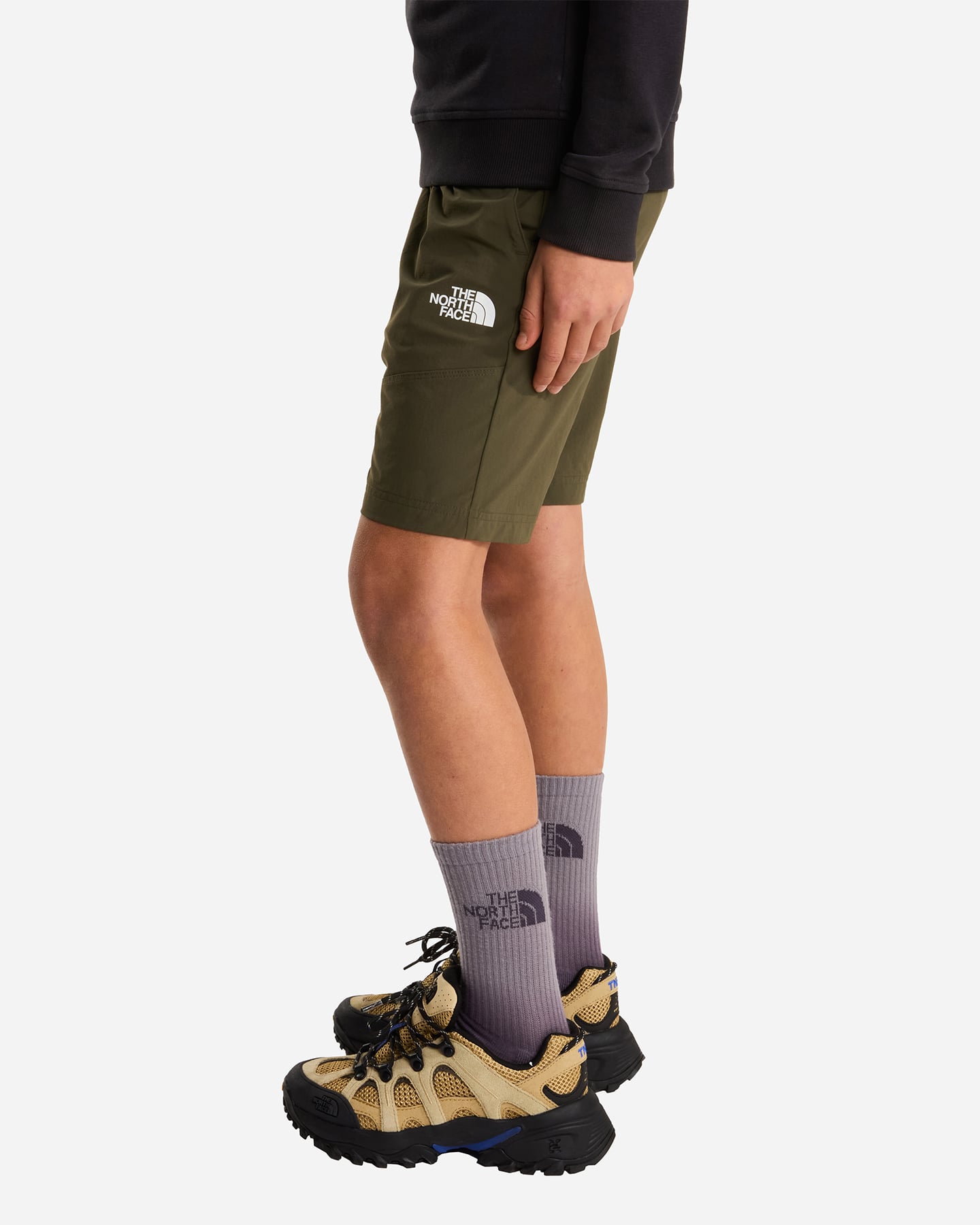 Bermuda THE NORTH FACE BASIC JR - Verde - 3 | Cisalfa Sport