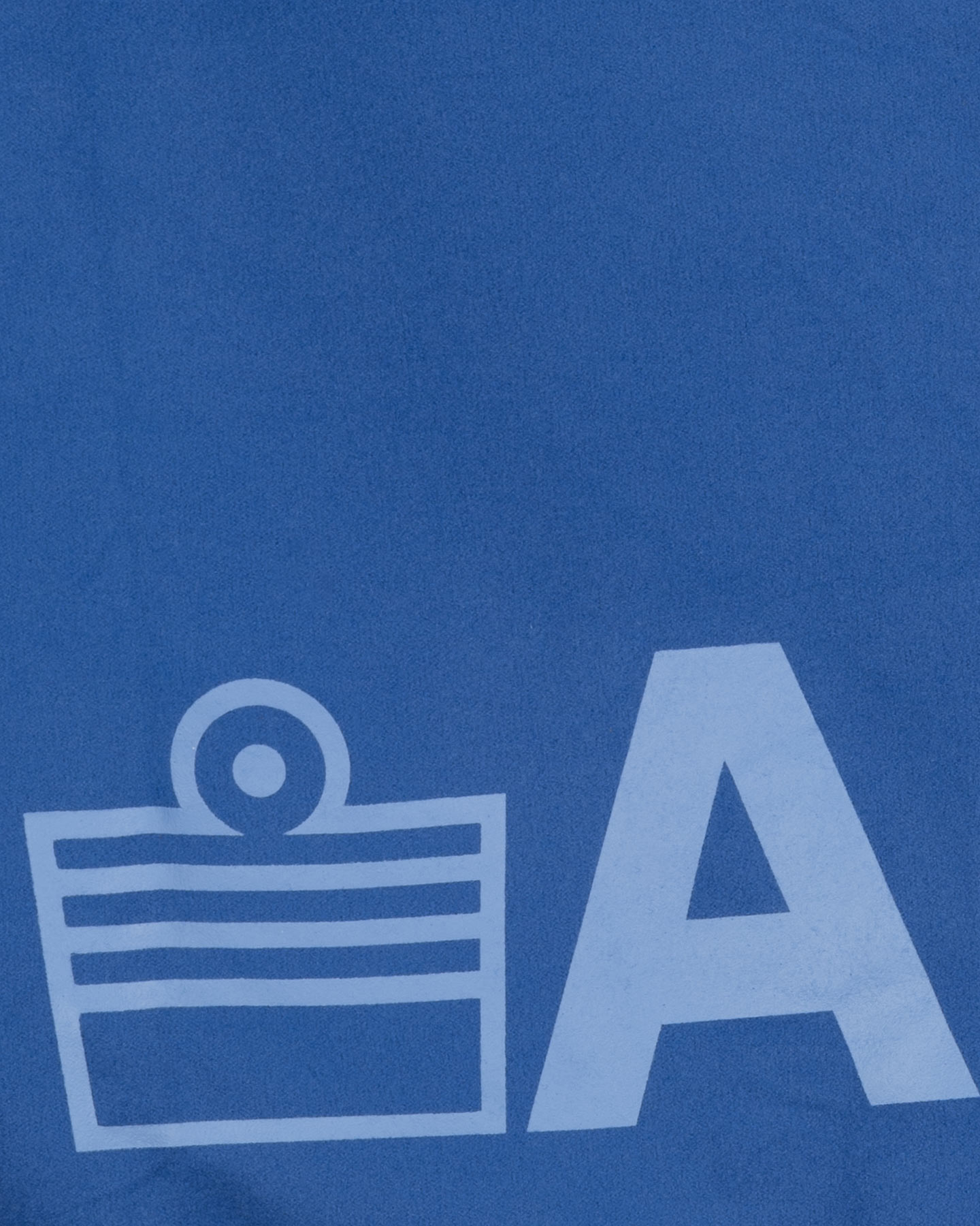 Telo mare ADMIRAL MICROFIBRA LOGO  - Blu royal - 2 | Cisalfa Sport