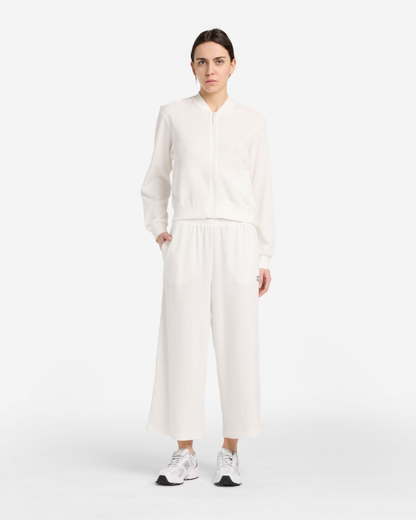 Felpa ARENA ATHLETIC ESSENTIAL W - Bianco - 4 | Cisalfa Sport