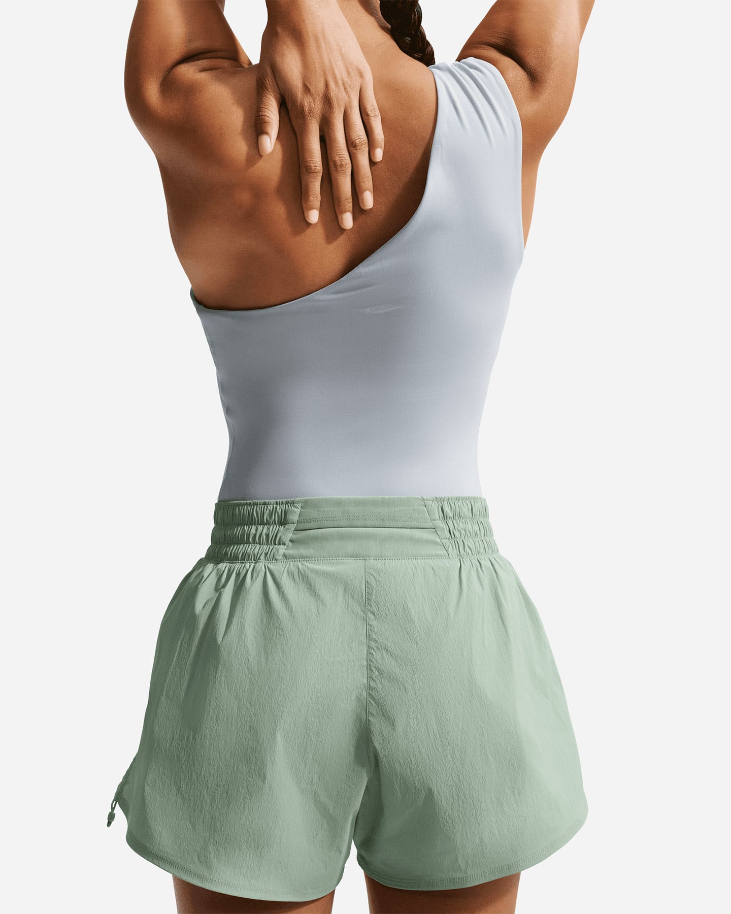 Short training NIKE DRI FIT ONE 5IN W - Verde - 4 | Cisalfa Sport