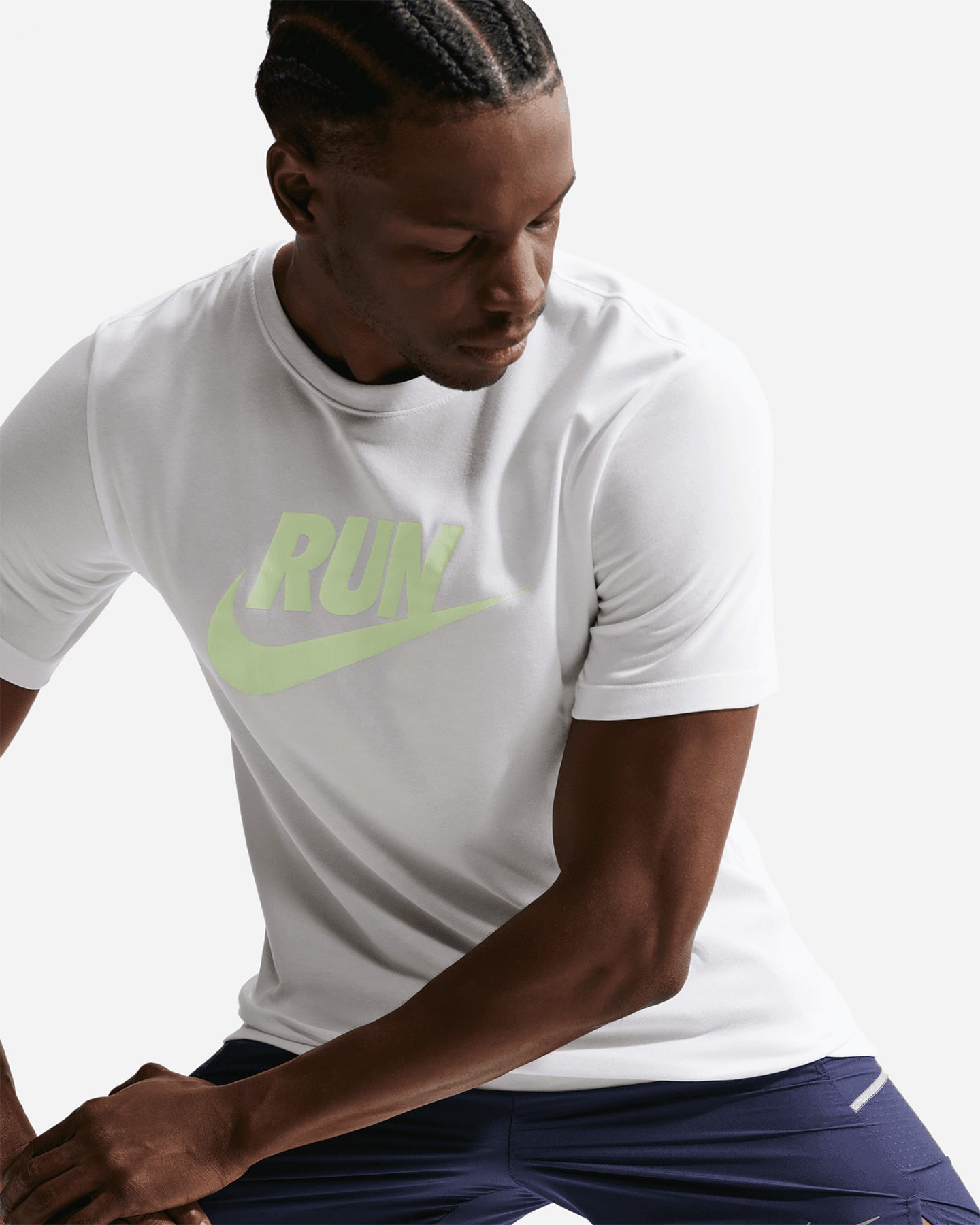 Short running NIKE MILER 5 M - Blu - 4 | Cisalfa Sport