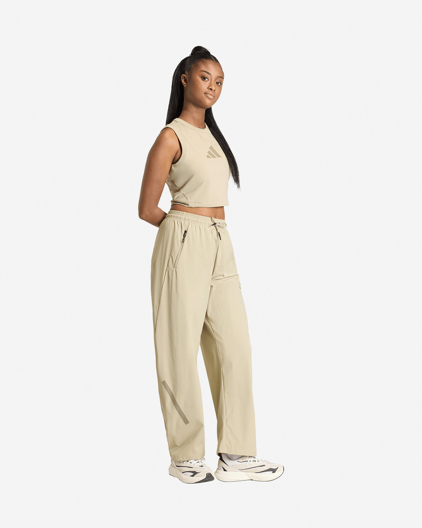 Pantalone ADIDAS Z.N.E. W - Beige - 3 | Cisalfa Sport