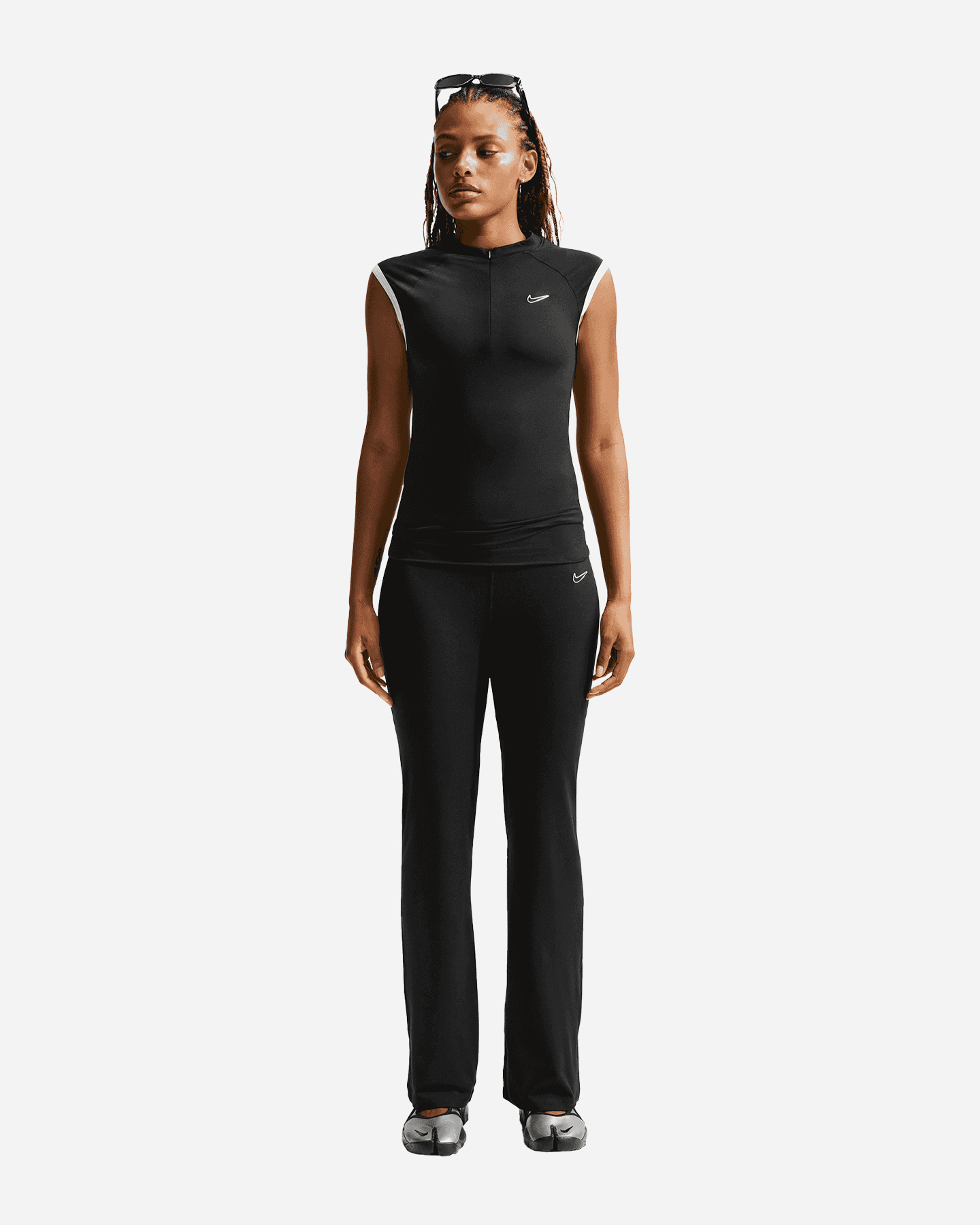 Pantalone NIKE FLARE HIGH RISE GYM LIFE W - Nero - 1 | Cisalfa Sport